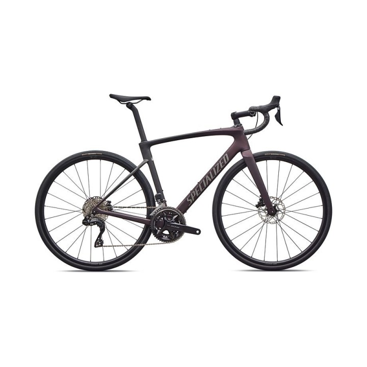 Bicicleta Specialized Roubaix Sl8 Comp Satin Solidity Metallic/Obsidian Metallic Fade/Smoke 2026