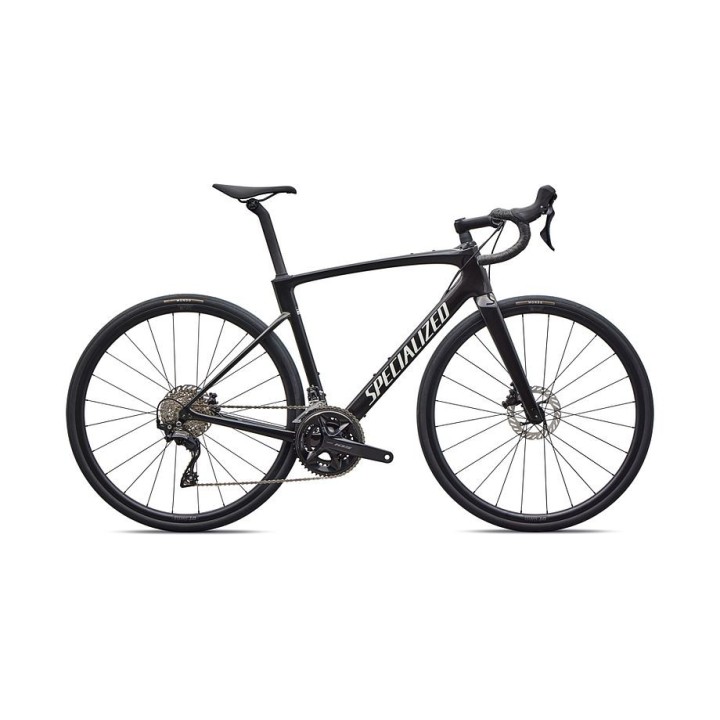 Bicicleta Specialized Roubaix Sl8 Sport 105 Gloss Obsidian Metallic/Dune White 2026