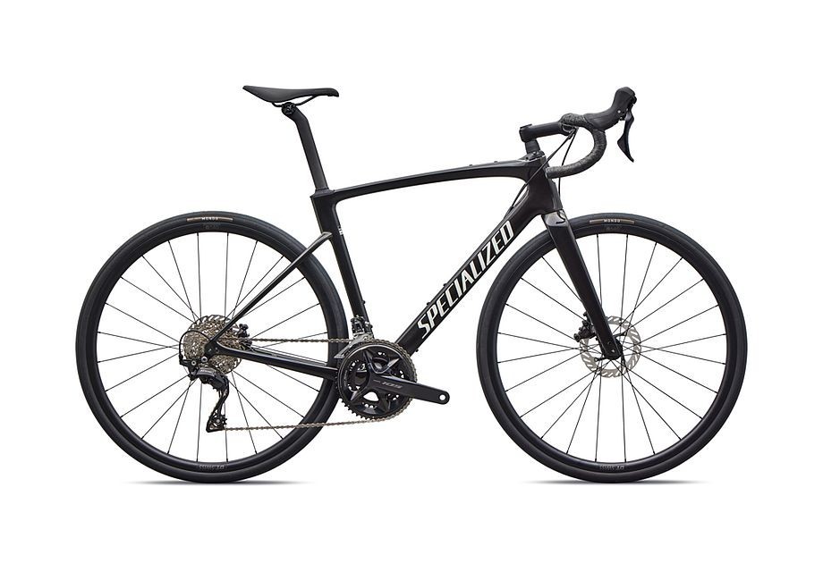 Bicicleta Specialized Roubaix Sl8 Sport 105 Gloss Obsidian Metallic/Dune White 2026
