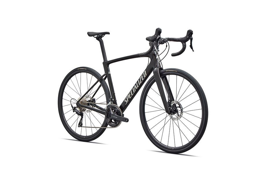 Vélo Specialized Roubaix Sl8 Sport 105 Gloss Obsidian Metallic/Dune White 2026