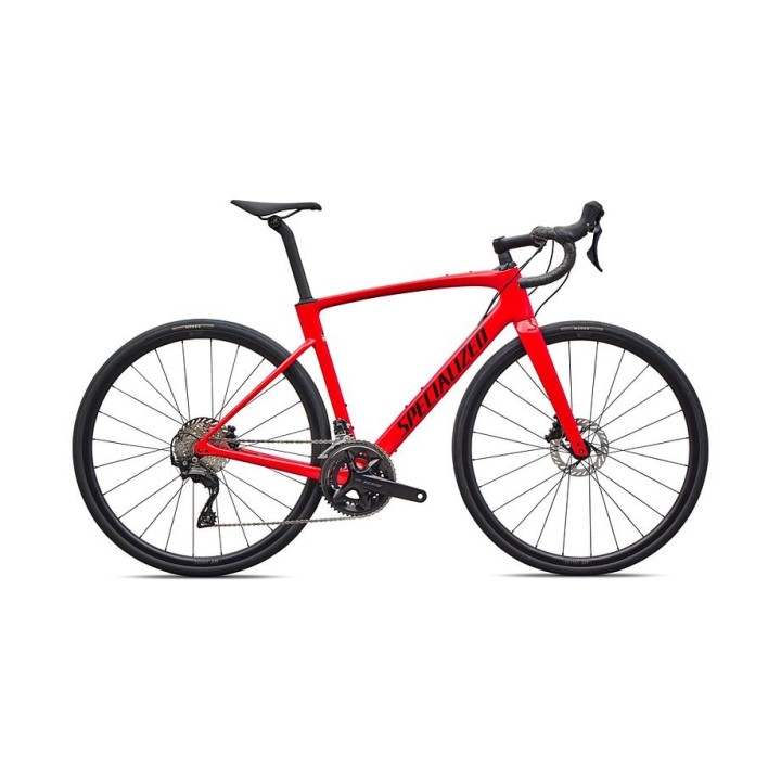 Vélo Specialized Roubaix Sl8 Sport 105 Rouge vif brillant/Obsidienne 2026