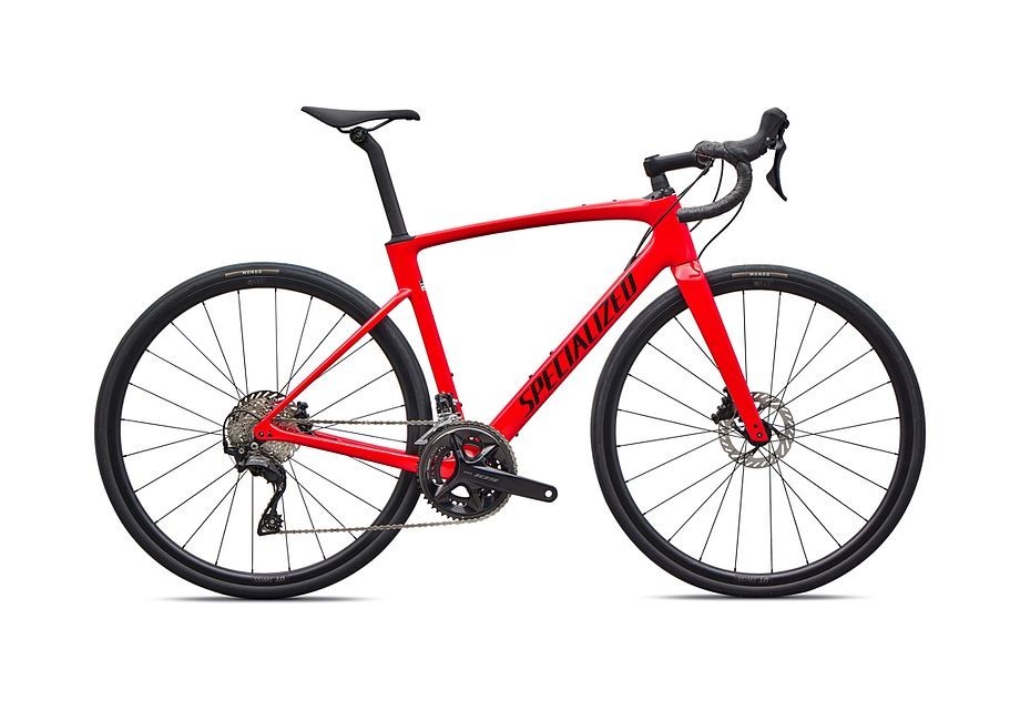 Vélo Specialized Roubaix Sl8 Sport 105 Rouge vif brillant/Obsidienne 2026