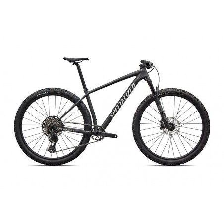 Vélo Specialized Epic Hardtail Comp Satin Carbon / Metallic White Silver 2026