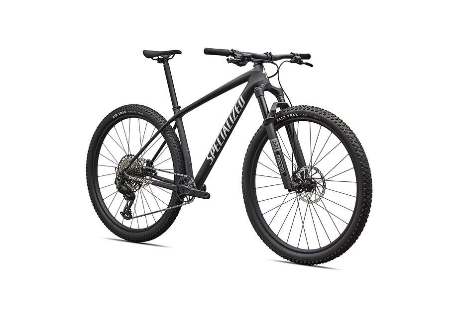 Vélo Specialized Epic Hardtail Comp Satin Carbon / Metallic White Silver 2026