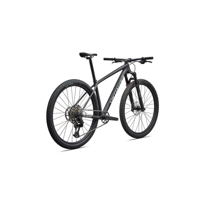 Vélo Specialized Epic Hardtail Comp Satin Carbon / Metallic White Silver 2026