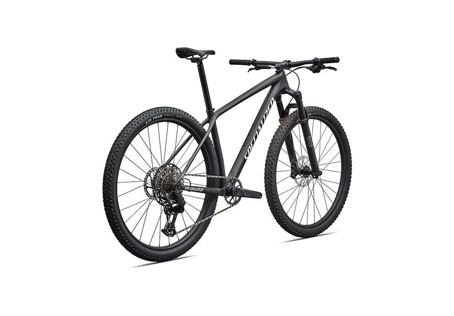 Vélo Specialized Epic Hardtail Comp Satin Carbon / Metallic White Silver 2026