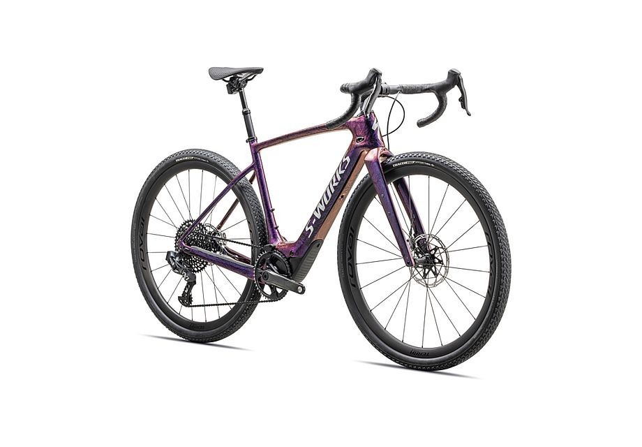 Bicicleta Specialized S-Works Turbo Creo 2 Gloss Carbon / Red To Blue Pearl Strata / Satin Liquid Silver 2025