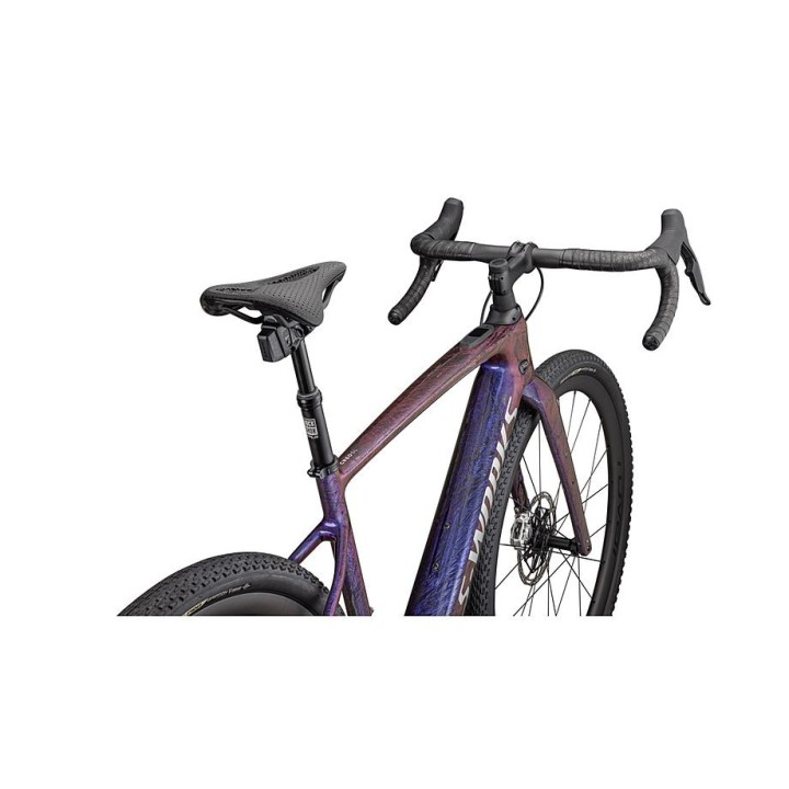Bicicleta Specialized S-Works Turbo Creo 2 Gloss Carbon / Red To Blue Pearl Strata / Satin Liquid Silver 2025