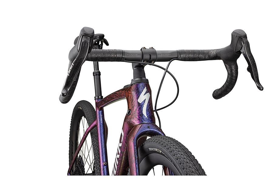 Bicicleta Specialized S-Works Turbo Creo 2 Gloss Carbon / Red To Blue Pearl Strata / Satin Liquid Silver 2025