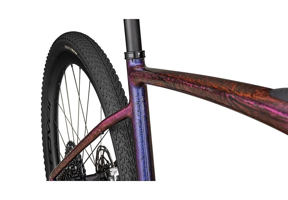 Bicicleta Specialized S-Works Turbo Creo 2 Gloss Carbon / Red To Blue Pearl Strata / Satin Liquid Silver 2025