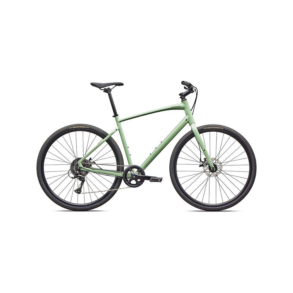 Vélo Specialized Sirrus X 1.0 Gloss Pistachio / Laurel Green Metallic Frost Reflective 2026