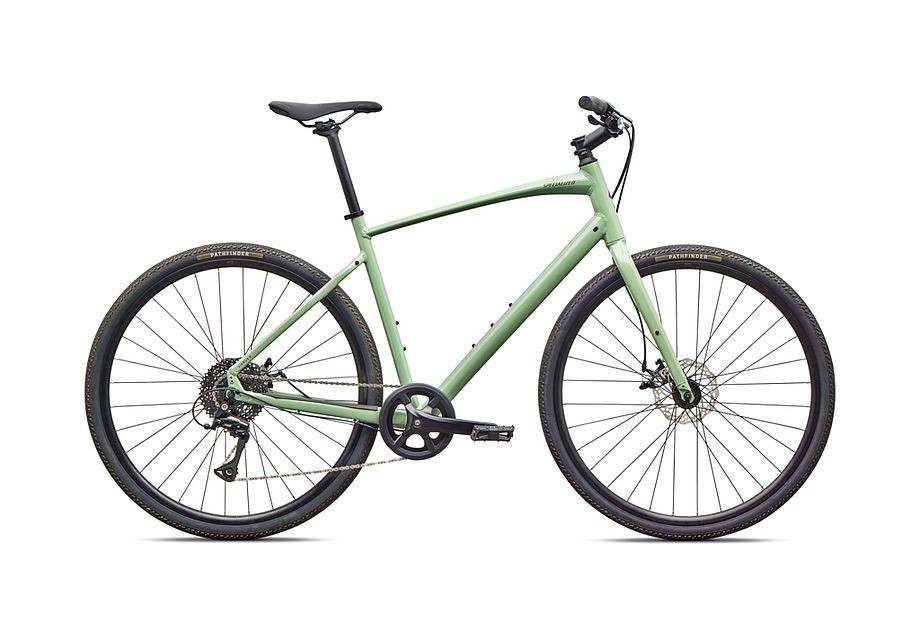 Vélo Specialized Sirrus X 1.0 Gloss Pistachio / Laurel Green Metallic Frost Reflective 2026