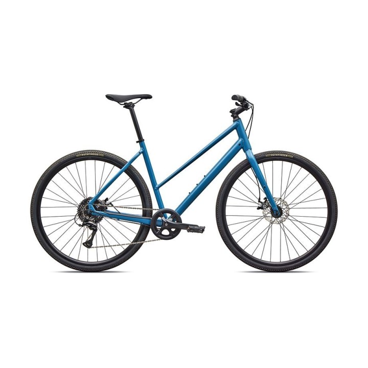 Bicicleta Specialized Sirrus X 1.0 Step-Through Satin Grey Blue / Cast Blue Metallic Frost Reflective 2026