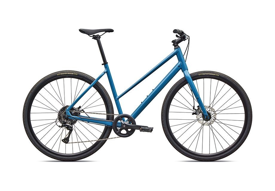 Bicicleta Specialized Sirrus X 1.0 Step-Through Satin Grey Blue / Cast Blue Metallic Frost Reflective 2026