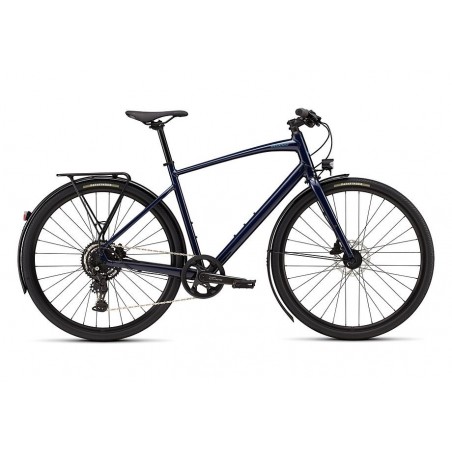 Vélo Specialized Sirrus X 2.0 Eq Gloss Deep Marine / Gris Bleu Givré Réfléchissant 2026