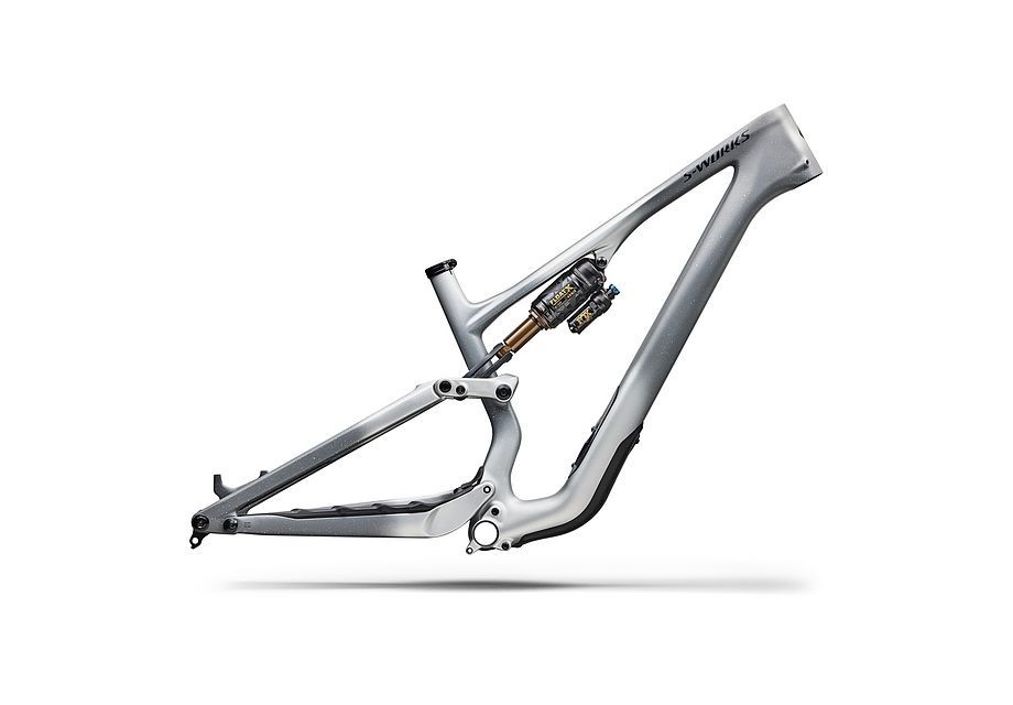 Cadre Specialized S-Works Stumpjumper 15 EVO  Argent satiné / Gris cendré / Noir brillant métallisé 2026