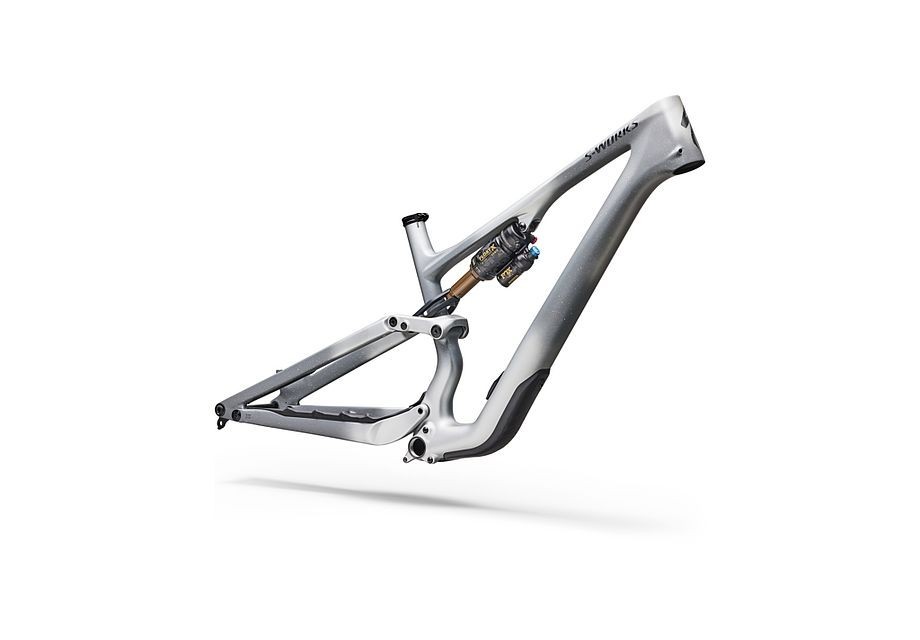 Cadre Specialized S-Works Stumpjumper 15 EVO  Argent satiné / Gris cendré / Noir brillant métallisé 2026
