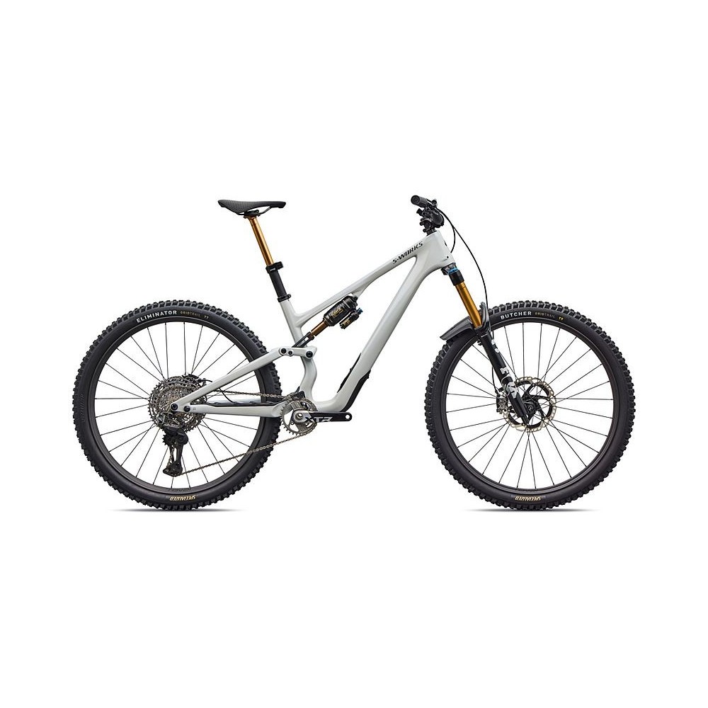 Vélo Specialized S-Works Stumpjumper 15 Evo Di2 Gloss Dolomite Metallic / Smoked Liquid Metal 2026