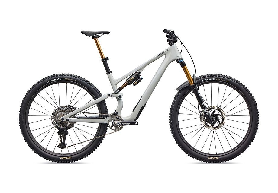 Vélo Specialized S-Works Stumpjumper 15 Evo Di2 Gloss Dolomite Metallic / Smoked Liquid Metal 2026