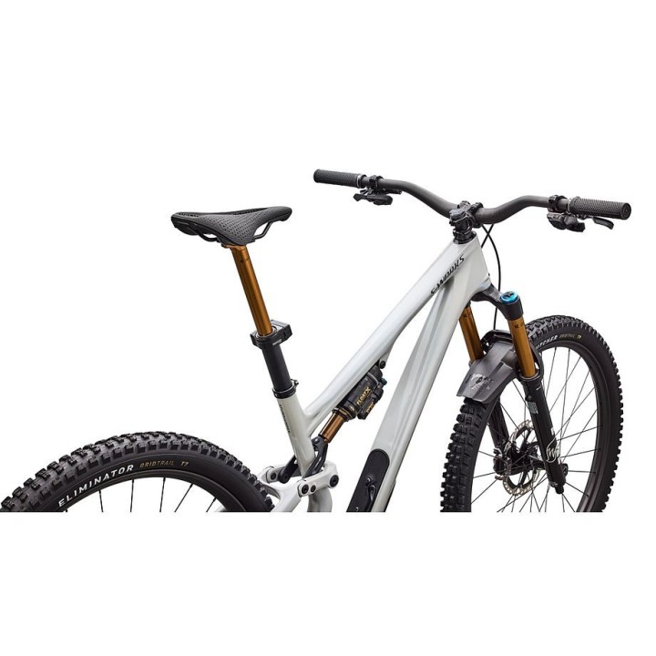 Vélo Specialized S-Works Stumpjumper 15 Evo Di2 Gloss Dolomite Metallic / Smoked Liquid Metal 2026