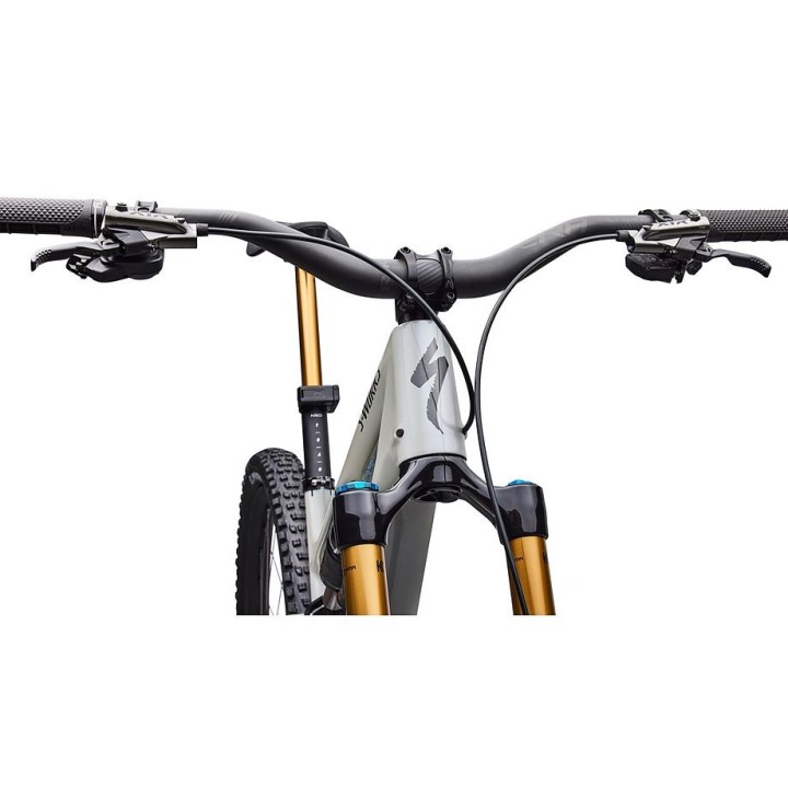 Bicicleta Specialized S-Works Stumpjumper 15 Evo Di2 Gloss Dolomite Metallic / Smoked Liquid Metal 2026