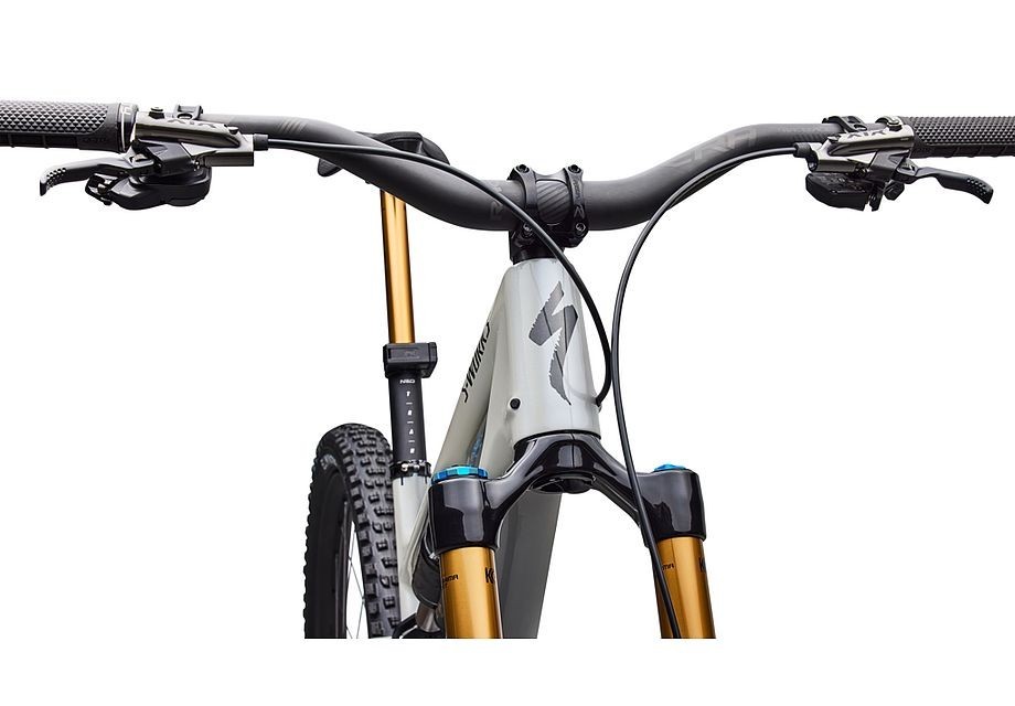 Bicicleta Specialized S-Works Stumpjumper 15 Evo Di2 Gloss Dolomite Metallic / Smoked Liquid Metal 2026