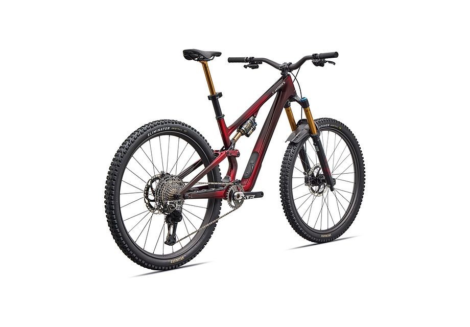 Vélo Specialized S-Works Stumpjumper 15 Evo Di2 Gloss Solidity Metallic / Bordeaux Metallic / Brushed Chrome 2026