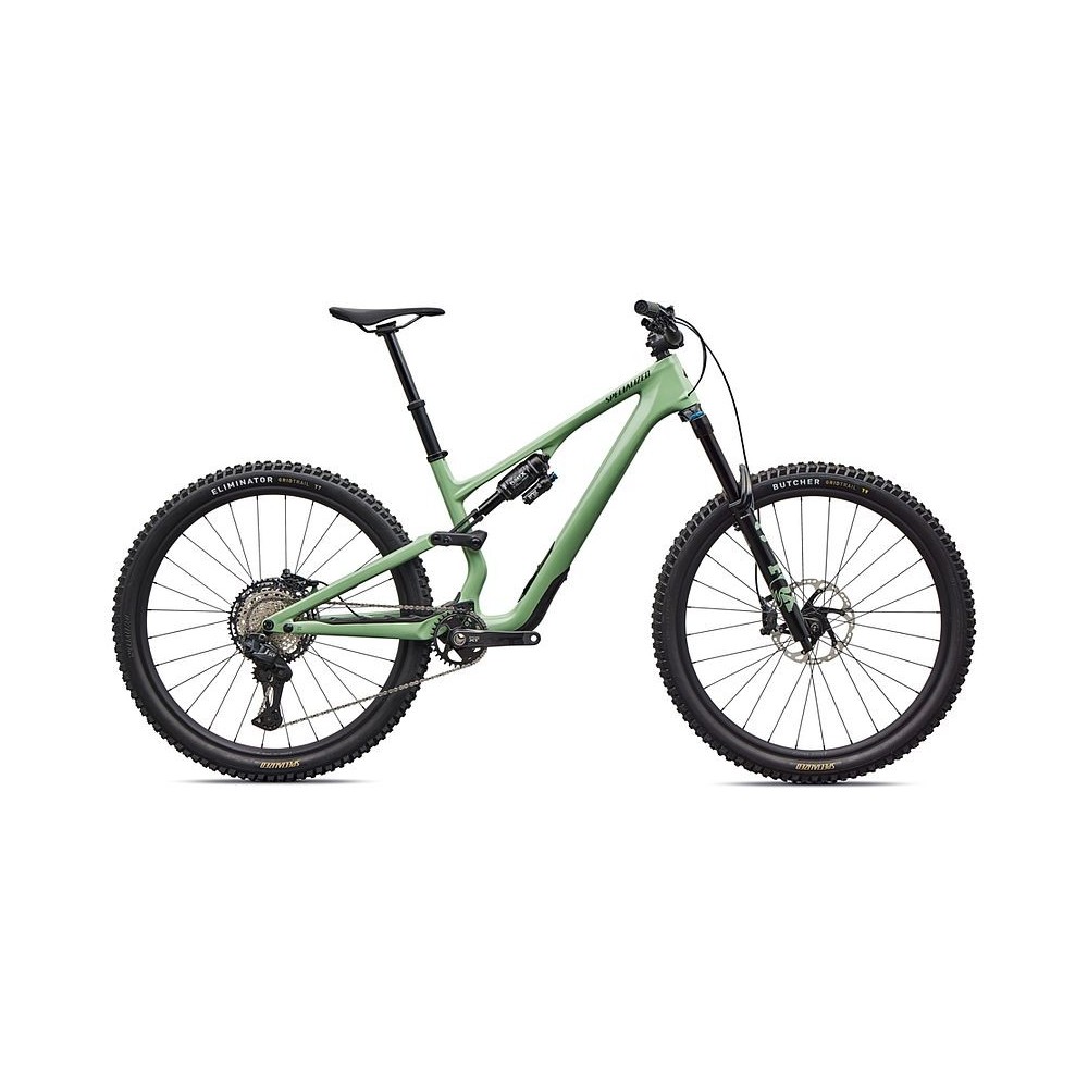 Vélo Specialized Stumpjumper 15 Evo Expert Di2 Gloss Pistachio / Dark Moss Green 2026