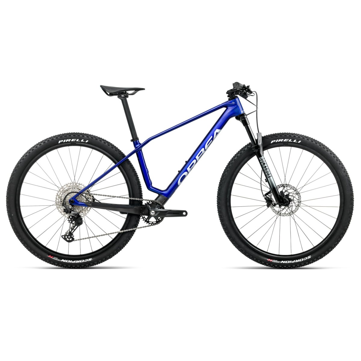Vélo Orbea ALMA M50 Bleu cobalt (brillant) - Carbone brut (mat) 2026
