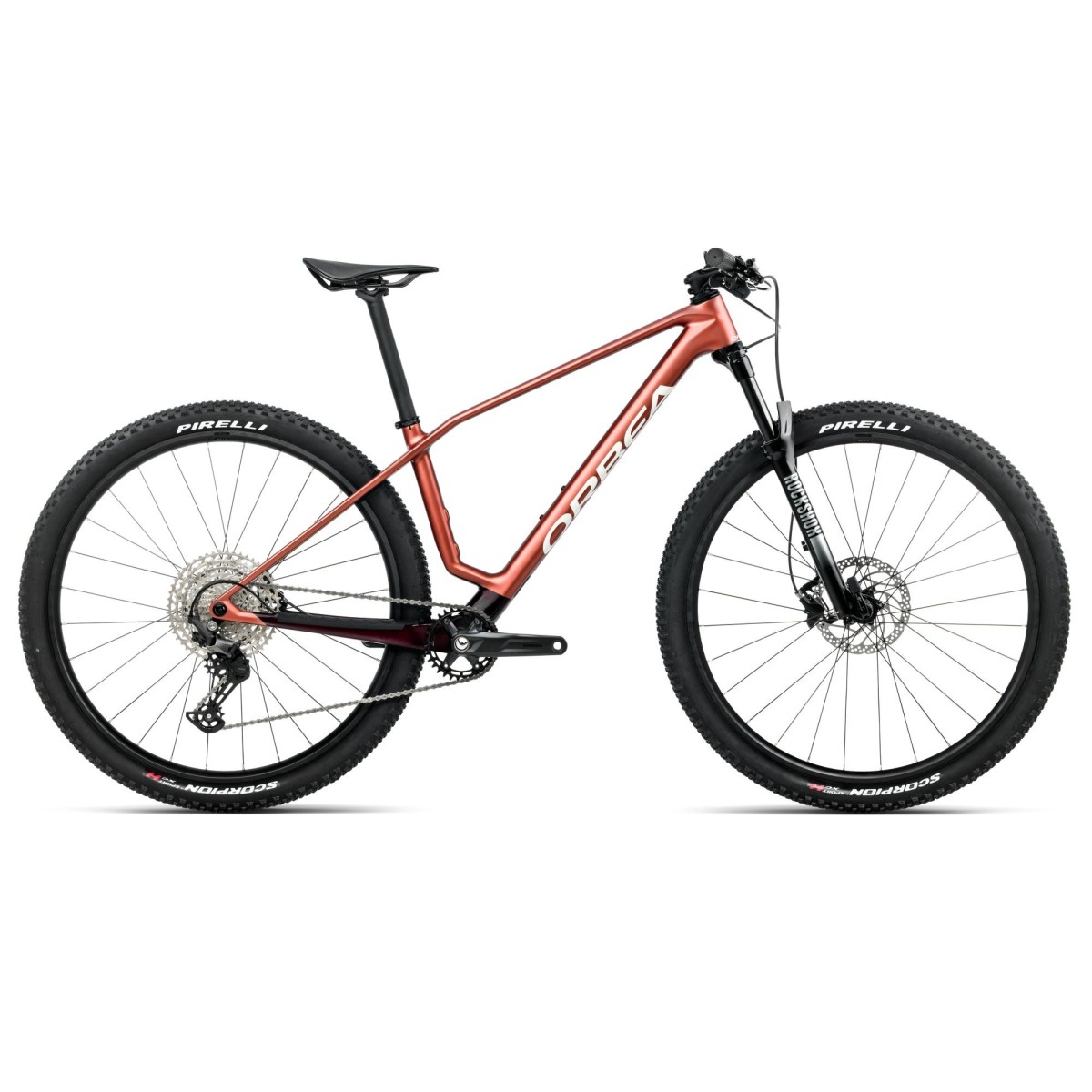 Vélo Orbea ALMA M50 Mars Red (mat) - Metallic Burgundy Red (brillant) 2026