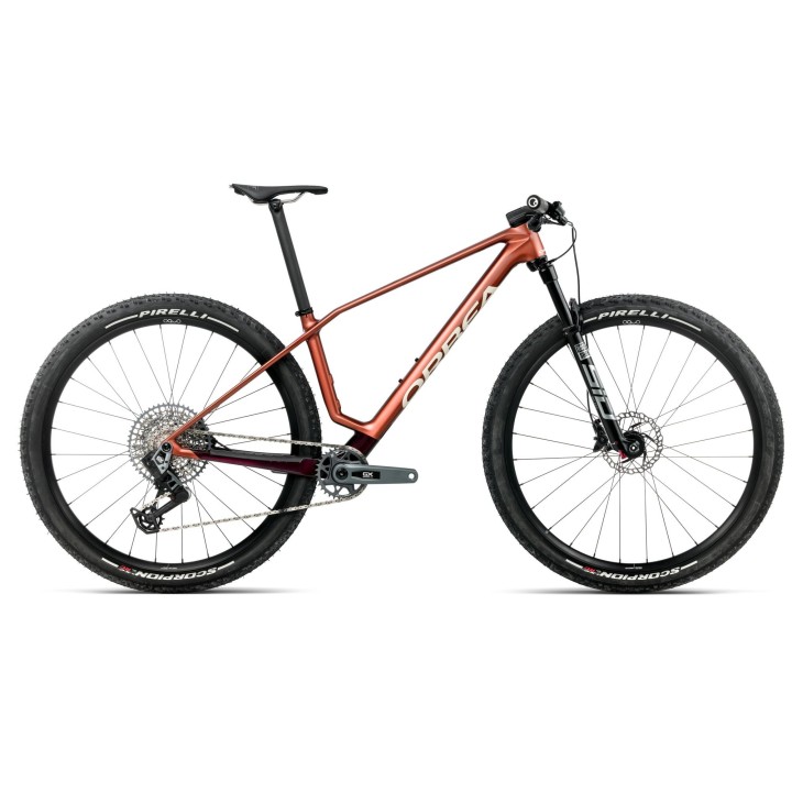 Vélo Orbea ALMA M-PRO Mars Red (mat) - Metallic Burgundy Red (brillant) 2026
