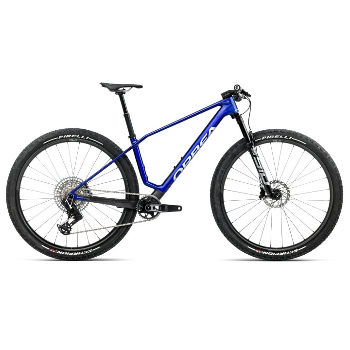 Vélo Orbea ALMA M-TEAM AXS Bleu cobalt (brillant) - Carbone brut (mat) 2026