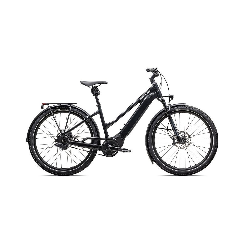 Bicicleta Specialized Turbo Vado 5.0 Igh Step-Through Gloss Castblack / Satin Silver Reflective 2025