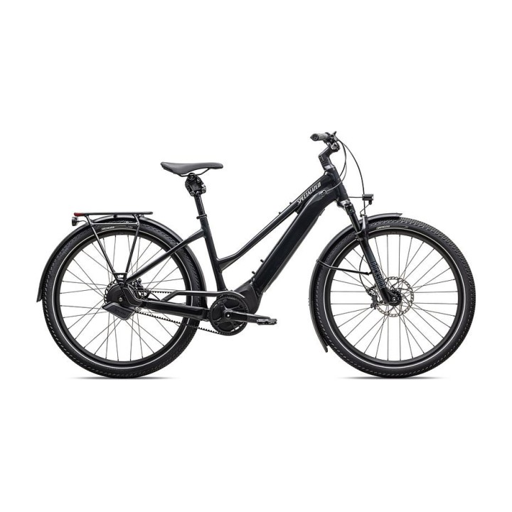 Bicicleta Specialized Turbo Vado 5.0 Igh Step-Through Gloss Castblack / Satin Silver Reflective 2025