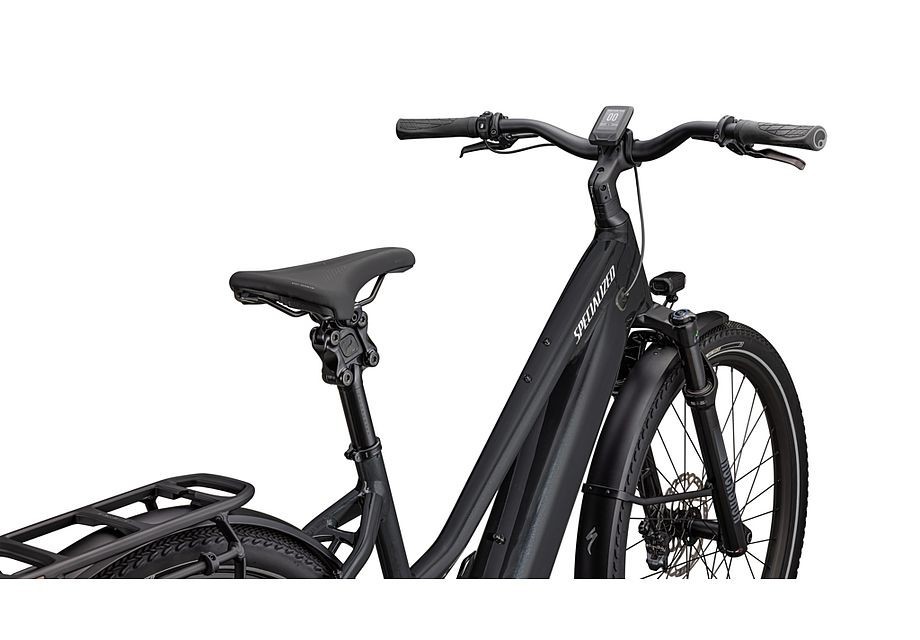 Bicicleta Specialized Turbo Vado 5.0 Igh Step-Through Gloss Castblack / Satin Silver Reflective 2025