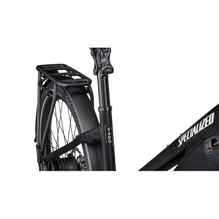 Vélo Specialized Turbo Vado 5.0 Igh Step-Through Gloss Castblack / Satin Silver Reflective 2025