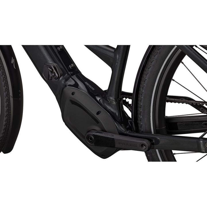 Bicicleta Specialized Turbo Vado 5.0 Igh Step-Through Gloss Castblack / Satin Silver Reflective 2025
