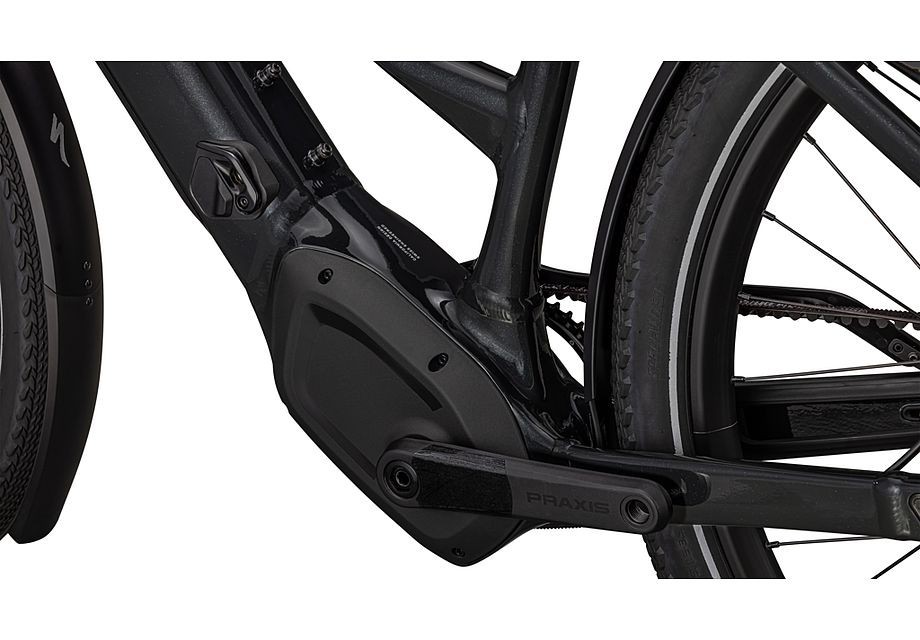 Vélo Specialized Turbo Vado 5.0 Igh Step-Through Gloss Castblack / Satin Silver Reflective 2025