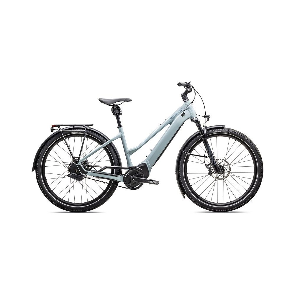 Bicicleta Specialized Turbo Vado 5.0 Igh Step-Through Satin Seafoam / Lapis Pearl / Glacial Metallic 2025