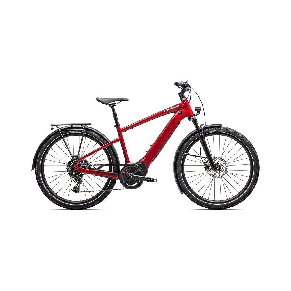 Vélo Specialized Turbo Vado 4.0  Rouge brillant / Argent satiné réfléchissant 2025