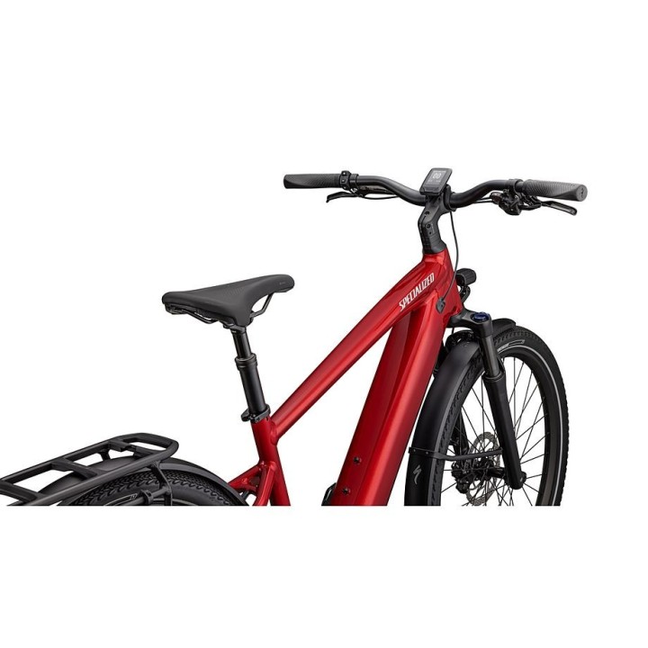 Vélo Specialized Turbo Vado 4.0  Rouge brillant / Argent satiné réfléchissant 2025