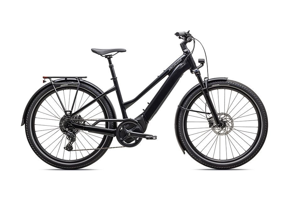 Bicicleta Specialized Turbo Vado 4.0 Step-Through Gloss Castblack / Satin Silver Reflective 2025