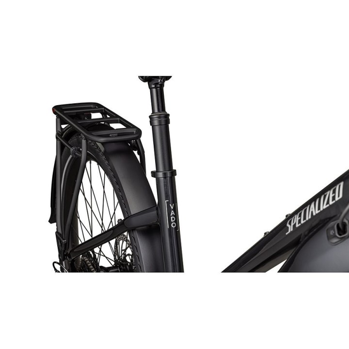 Vélo Specialized Turbo Vado 4.0 Step-Through Gloss Castblack / Satin Silver Reflective 2026