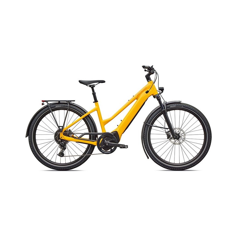 Vélo Specialized Turbo Vado 4.0 Step-Through Gloss California Sunshine / Orange Zest 2026