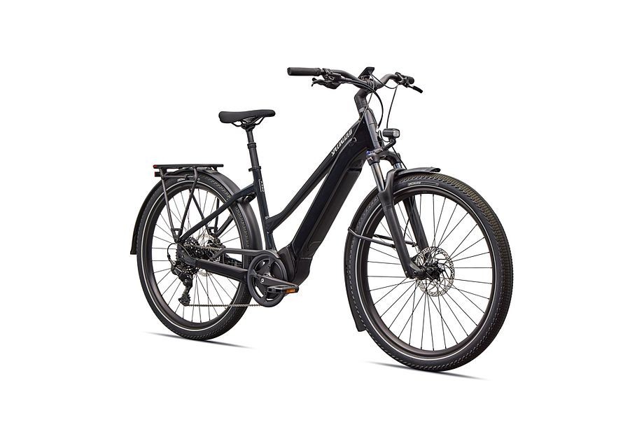 Vélo Specialized Turbo Vado 4.0 Step-Through Gloss Castblack / Satin Silver Reflective 2026