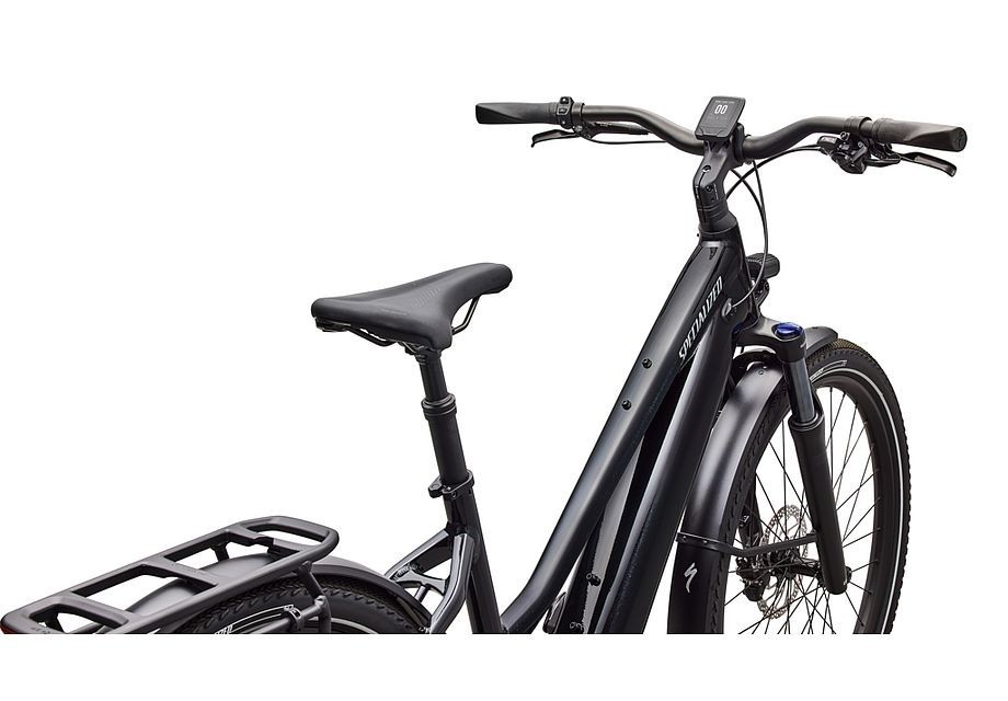 Bicicleta Specialized Turbo Vado 4.0 Step-Through Gloss Castblack / Satin Silver Reflective 2026