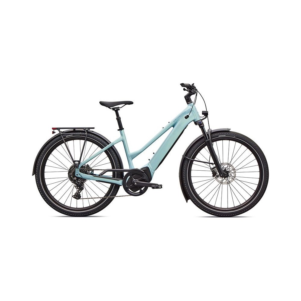 Vélo Specialized Turbo Vado 4.0 Step-Through Gloss Seafoam / 25 % Lapis Pearl / Glacial Metallic 2026