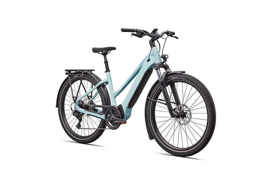 Bicicleta Specialized Turbo Vado 4.0 Step-Through Gloss Seafoam / 25% Lapis Pearl / Glacial Metallic 2026