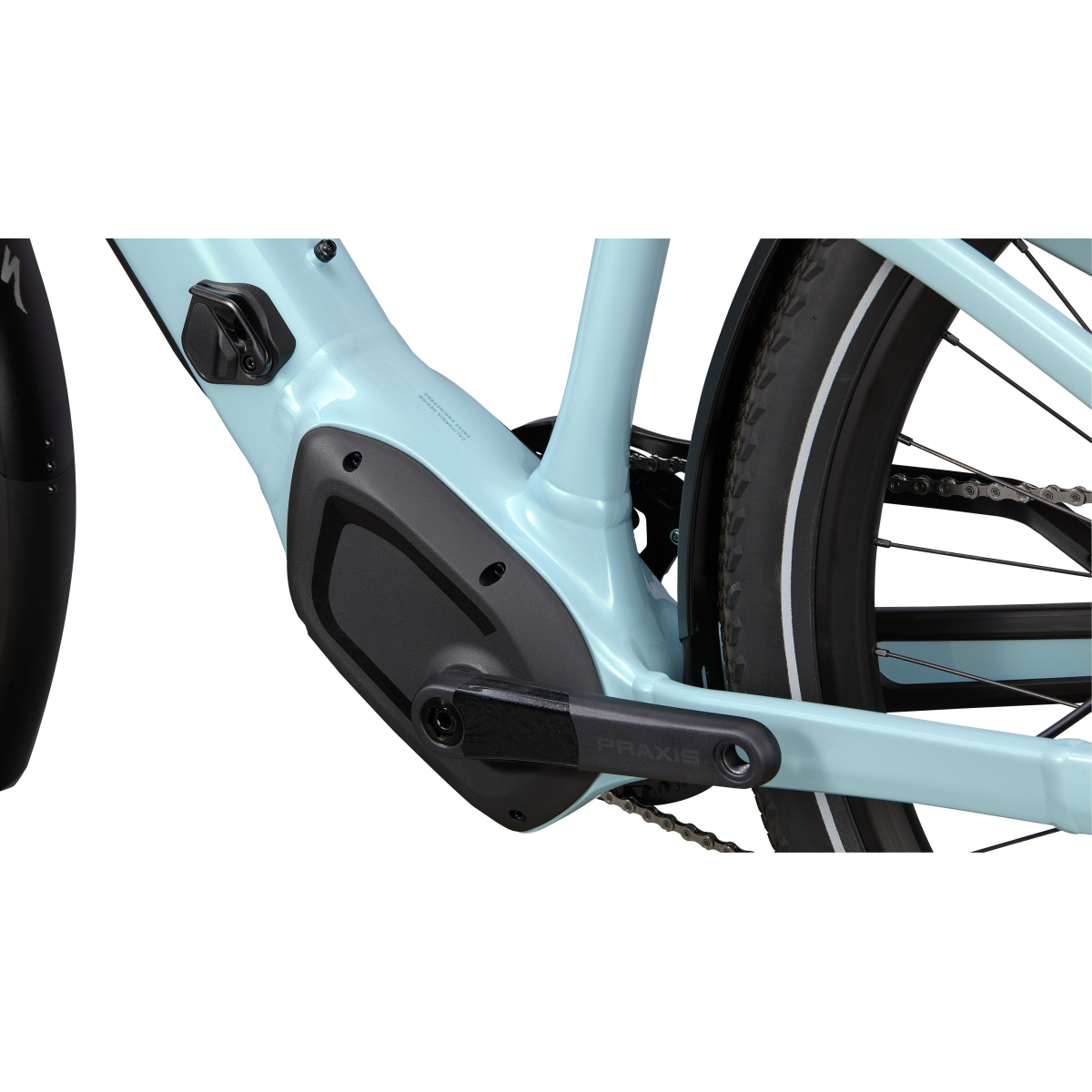 Vélo Specialized Turbo Vado 5.0 Gloss Seafoam / 25 % Lapis Pearl / Glacial Metallic 2026