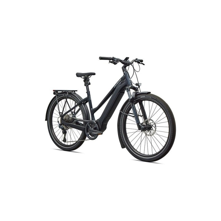 Bicicleta Specialized Turbo Vado 5.0 Step-Through Gloss Castblack / Satin Silver Reflective 2026